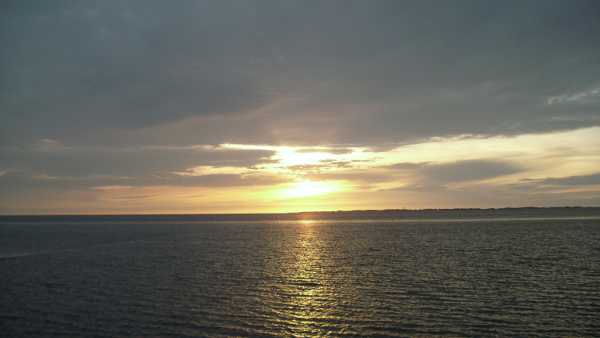Blick auf Sylt am Abend